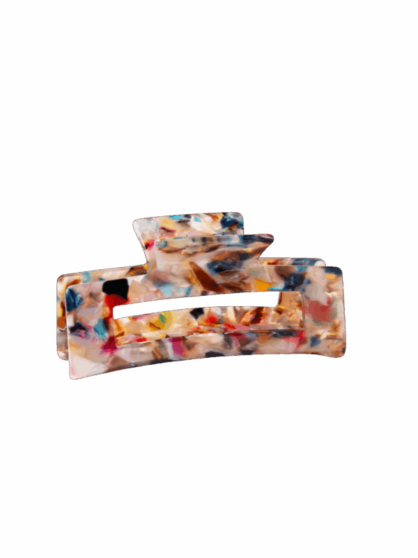 Large Confetti Claw Clip