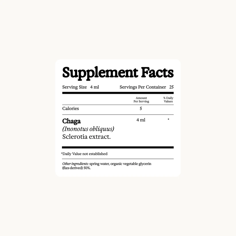 Chaga Mushroom Tincture (Alcohol Free) - Image 3