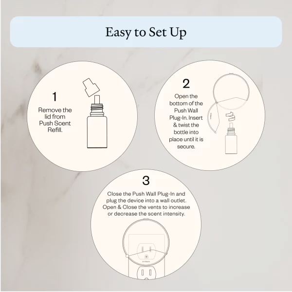 Vitruvi Vanilla Mint Scent Refill for Push Plug-In Diffuser – Refreshing Plug-In Scent Blend with Vanilla and Mint – For Use with Vitruvi Push Diffuser Only | 0.5 Fl Oz (Pack of 1) - Image 6