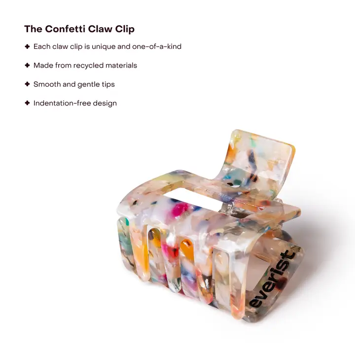Small Confetti Claw Clip - Image 2